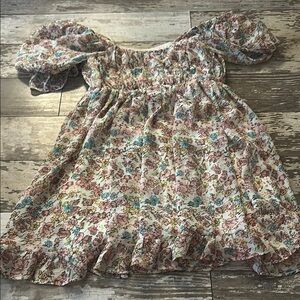 Buddy Love Floral Puff Sleeve Dress